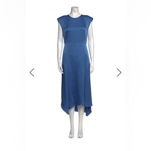 NWT Veronica Beard High Low Dress in sapphire blue